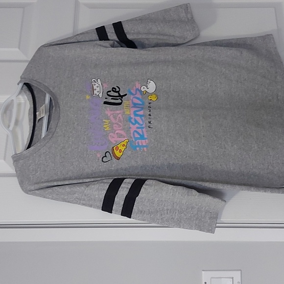 Friends Living my Best Life with Friends 3/4 length sleeve tshirt - Picture 1 of 6